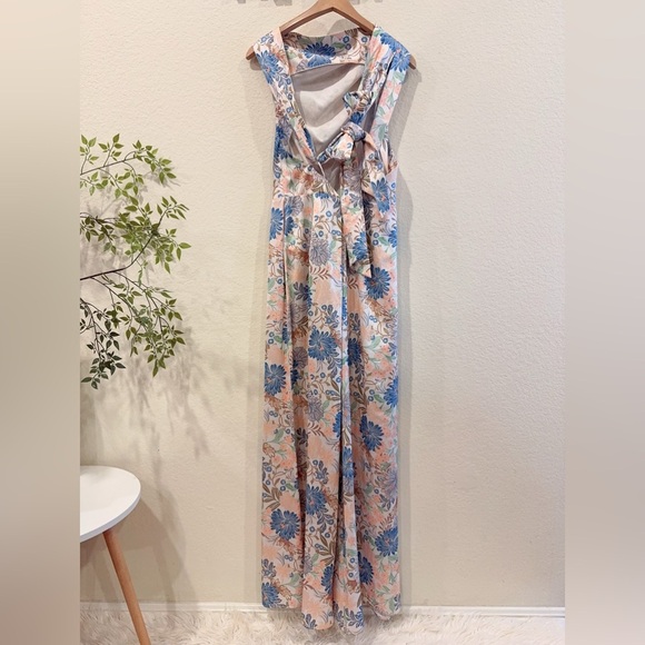 Significant Other Lana  Wide Leg Jumpsuit in Daylight Floral Size 6 NWT - Picture 7 of 11